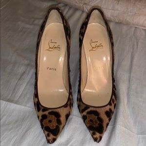 LEOPARD PRINT CHRISTIAN LOUBOUTIN  PUMPS